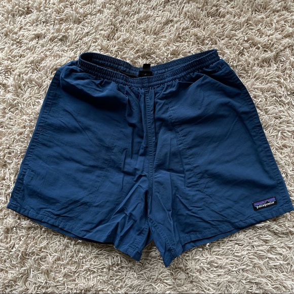 Patagonia Other - Patagonia Baggies Nylon Lined Shorts 5” inseam Dark Blue 6686